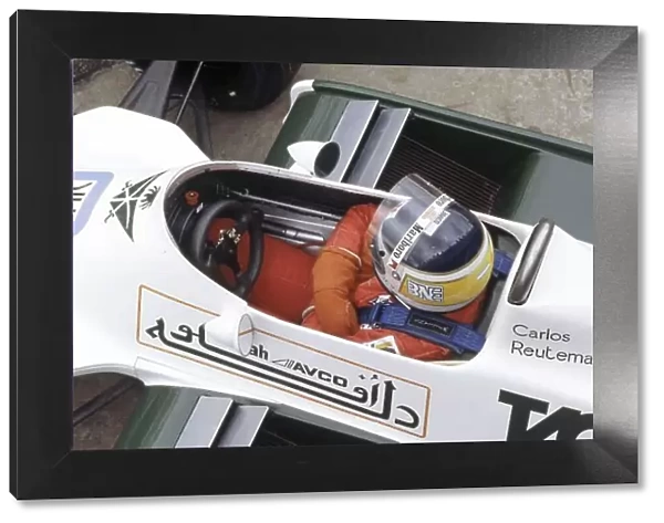 1980 Brazilian Grand Prix. Interlagos, Sao Paulo, Brazil. 25-27 January 1980. Carlos Reutemann (Williams FW07B-Ford Cosworth), retired. World Copyright: LAT Photographic Ref: 35mm transparency 80BRA12