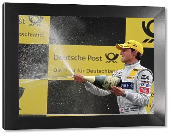 DTM. Bruno Spengler (CDN), Mercedes-Benz Bank AMG celebrates on the podium.