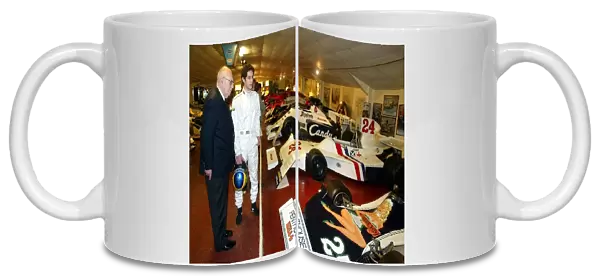 British Formula Three Championship: Bruno Senna and Tom Wheatcroft Donington Park Owner at the Donington Grand Prix Collection