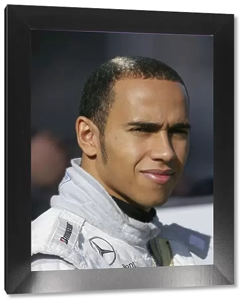 F1 Testing. Jerez, Spain. 14th December 2006. Lewis Hamilton (McLaren MP4-21 Mercedes) Portrait. World copyright: Andrew Ferraro / LAT Photographic. Ref: Digital imageZP9O5080.jpg