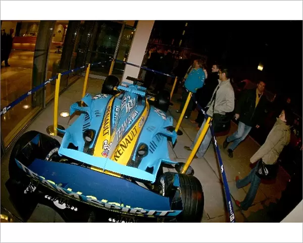 F1 In Schools Launch: The Renault F1 car was on display