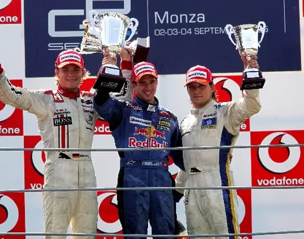 GP2 Series: Nico Rosberg ART, Neel Jani Racing Engineering and Giorgio Pantano Super Nova on the podium