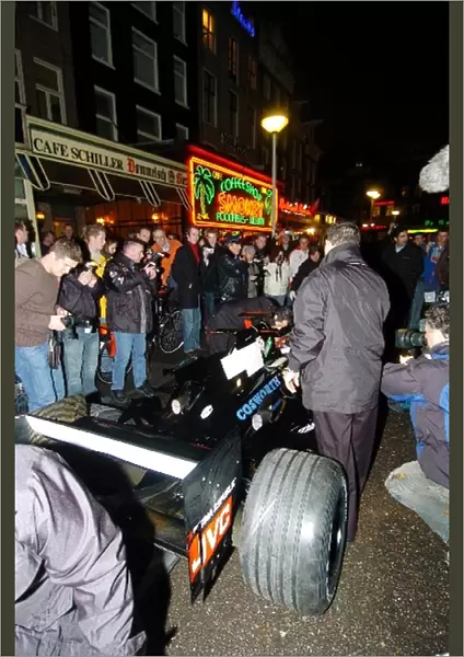 Formula One World Championship: Minardi Pre-Launch Party, Cineac, Regulierbreestraat, Amsterdam, Holland, 27 January 2005