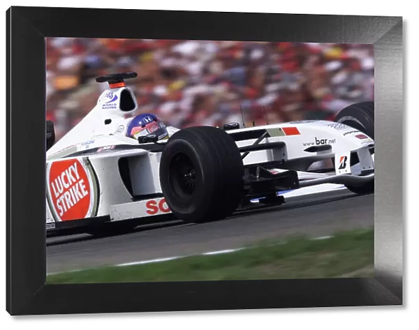 2001 German Grand Prix - Race. Hockenheim, Germany. 29th July 2001. Jacques Villeneuve, BAR Honda BAR003, action. World Copyright: Steve Etherington / LAT Photographic. ref: 17.5mb Digital Image