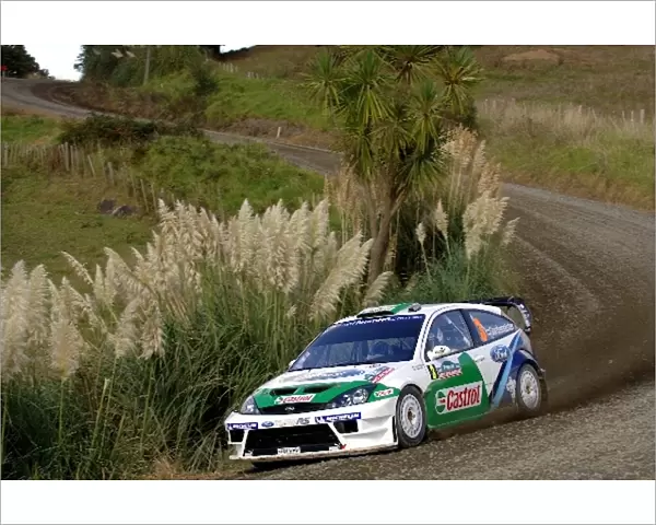 FIA World Rally Championship: Toni Gardemeister, Ford Focus RS WRC, on stage 1