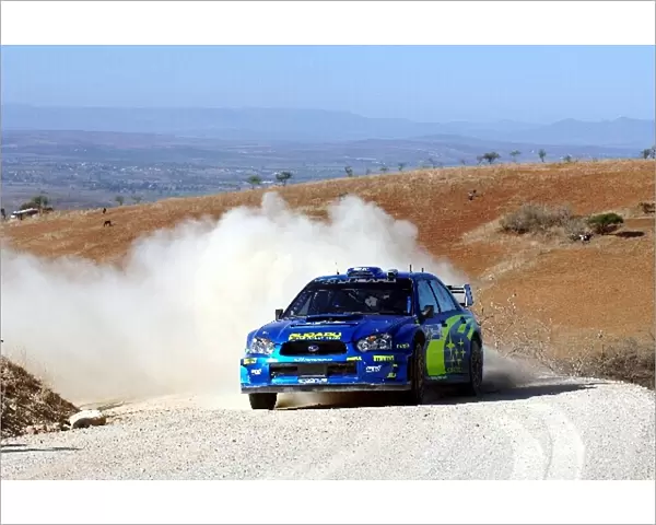 FIA World Rally Championship: Chris Atkinson, Subaru Impreza WRC, on stage 13