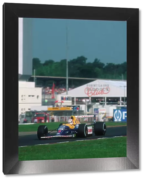 1992 German Grand Prix. Hockenheim, Germany. 24-26 July 1992. Nigell Mansell (Williams FW14B Renault) 1st position. Ref-92 GER 03. World Copyright - LAT Photographic