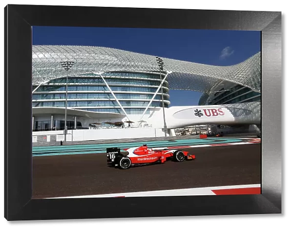 Practice. 2014 GP2 Series. Round 11.. Yas Marina Circuit, Abu Dhabi, United Arab Emirates.