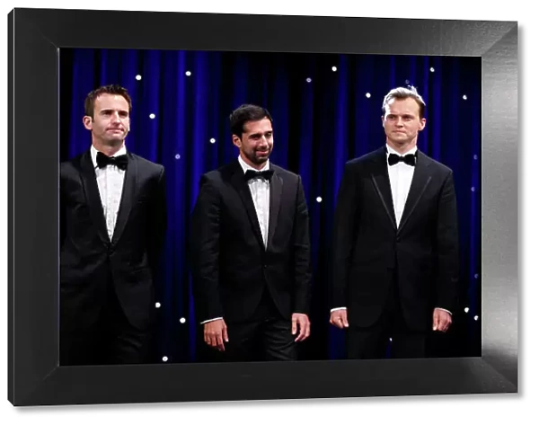 2015 FIA Prize Giving Paris, France Friday 4th December 2015 Romain Dumas, Neel Jani and Marc Lieb, portrait Photo: Copyright Free FOR EDITORIAL USE ONLY. Mandatory Credit: FIA  /  Florent Gooden  /  DPPI ref: _GO_0128