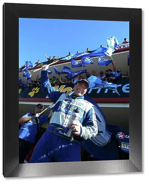 03av813. Marcos Ambrose (AUS) Pirtek Falcon BA won the V8 Supercar Championship