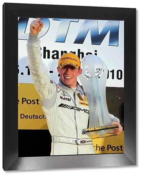 DTM. Paul Di Resta (GBR), AMG Mercedes-Benz, celebrates becoming DTM 2010 Champion.