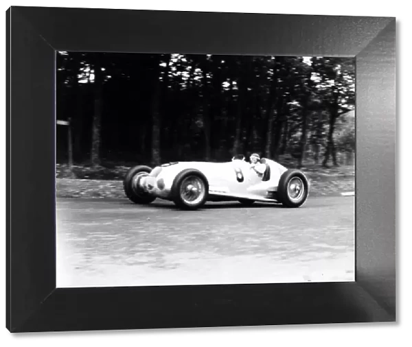 1937 Eifelrennen. Nurburgring, Germany. 13 June 1937. Manfred von Brauchitsch, Mercedes-Benz W125, 3rd position, action. World Copyright: Robert Fellowes / LAT Photographic Ref: 37EIF04