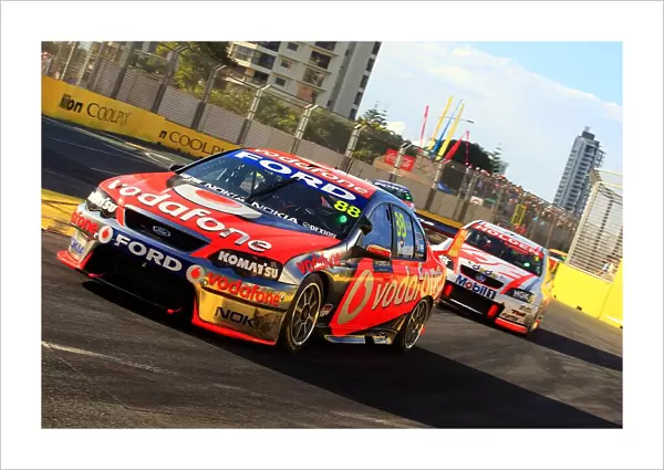 08av812. Jamie Whincup (AUS) Team Vodafone 888 Ford won the The Coffee