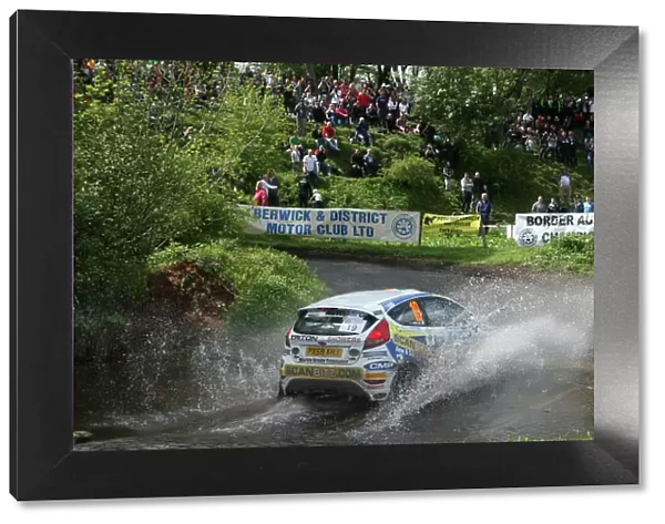 2013 MSA British Rally Championship. Jim Clark Rally. 31st May - 1st June 2013. Daniel McKenna  /  Arthur Kierans Ford Fiesta. World Copyright: Ebrey  /  LAT Photographic