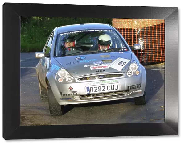 2002 British Rally Championship Jim Clark Memorial, England. 12th-13th July 2002. Shaun Woffinden - winner Ford Ka. World Copyright: Jacob Ebrey / LAT Photographic ref: Digital Image Only