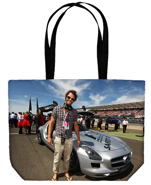 Formula One World Championship: Howard Donald Take That member on the grid