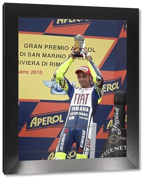 MotoGP. Valentino Rossi (ITA), FIAT Yamaha, finished third.