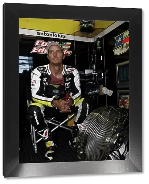 MotoGP. Colin Edwards (USA), Tech 3 Yamaha.