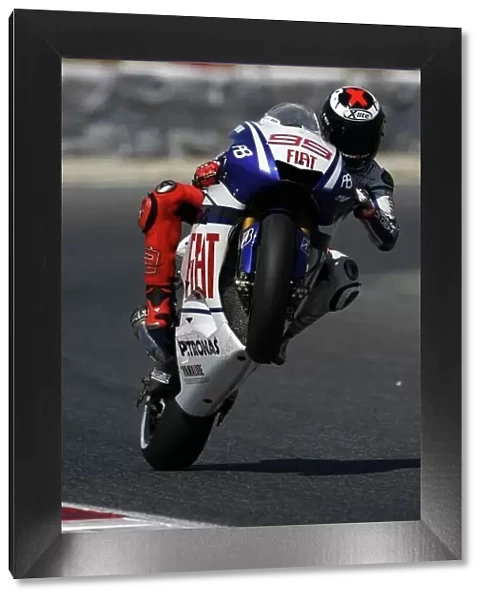 MotoGP. Jorge Lorenzo (ESP), FIAT Yamaha Team, took pole position.