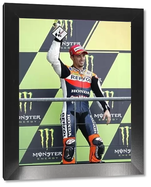 MotoGP. Andrea Dovizioso (ITA), Repsol Honda, finished second.