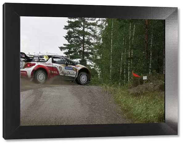 2013 FIA World Rally Championship Round 08-Rally Finland 31 / 7-3 / 8 2013. Mikko Hirvonen, Citroen WRC, Action Worldwide Copyright: McKlein / LAT