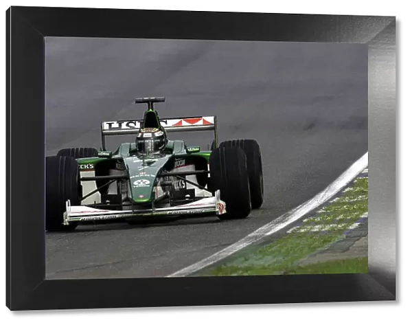 2000 German Grand Prix Hockenheim, Germany, 27th - 30th July 2000. Eddie Irvine, Jaguar Cosworth. World Coates  /  LAT Photographic ref: 5mb digital qualifying