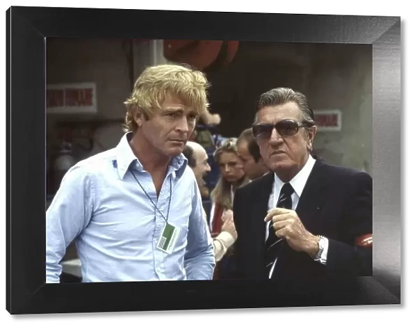 1981 Italian Grand Prix. Monza, Italy. 13 September 1981. Max Mosley and Jean-Marie Balestre. Portrait. World Copyright: LAT Photographic Ref: 35mm transparency