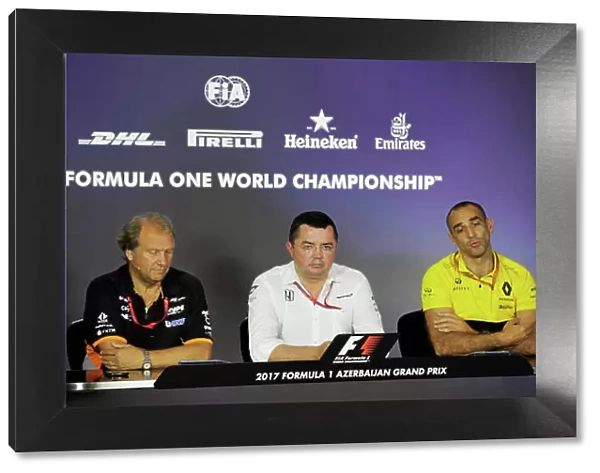 F1 Formula 1 Formula One Gp Baku Friday Press Conference