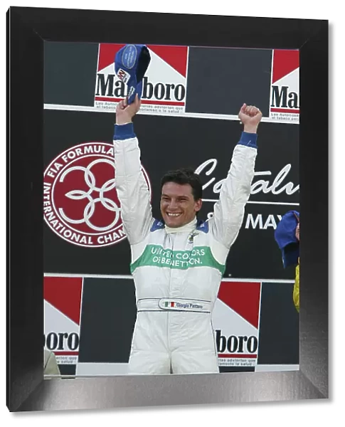 2003 Spanish Grand Prix - F3000 race, Barcelona, Spain. 3rd May 2003. Podium. World Copyright LAT Photographic. ref: Digital image only