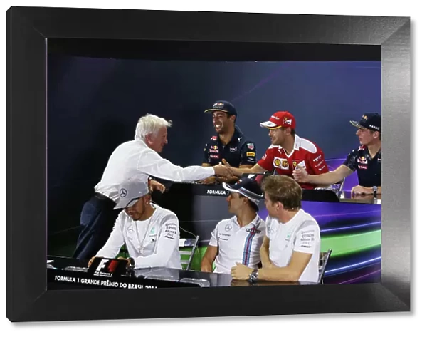 F1 Formula 1 Formula One Grand Prix Gp Bra Portrait; Press Conference