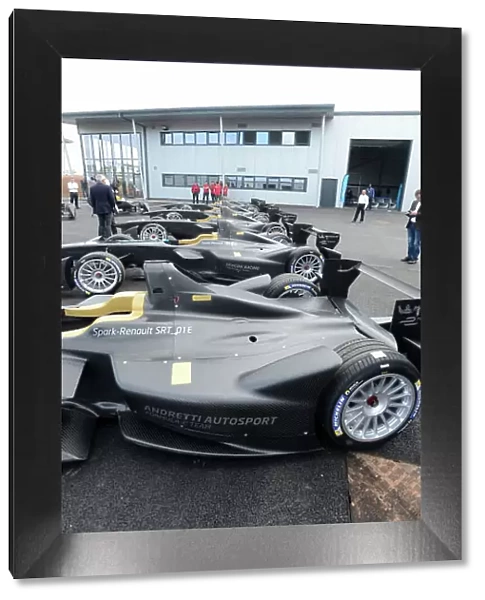 First Official Deliveries of Formula E Cars, Donington Park, England, Thursday 15 May 2014