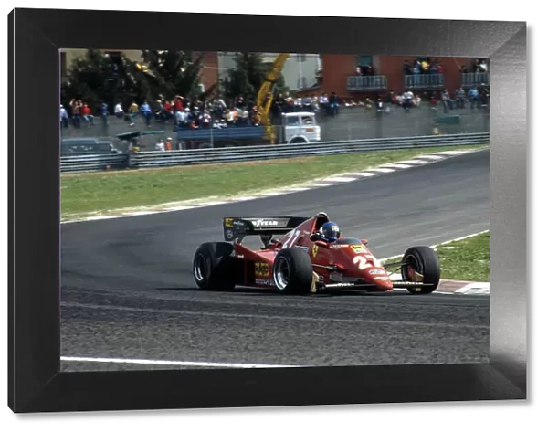 1983 San Marino Grand Prix. Imola, Italy. 29 / 4-1 / 5 1983. Patrick Tambay (Ferrari 126C2B) 1st position. Ref-83 SM 09. World Copyright - LAT Photographic