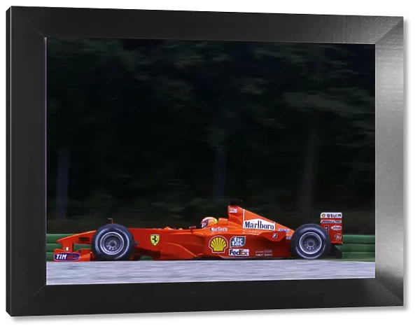 2000 German Grand Prix Hockenheim, Germany, 27th - 30th July 2000. Michael Schumacher, Ferrari World Bellanca  /  LAT Photographic ref: 5mb digital Practice