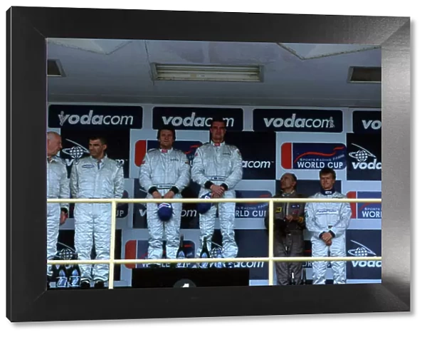 2000 Sports Racing World Cup. Kyalami, South Africa. 26th November 2000. Rd 10 / 10. Stanley Dickens  /  Fredrik Ekblom (Lola B2K / 40), 1st position in Class SRL with Peter Owen  /  Mark Smithson (Pilbeam MP84)