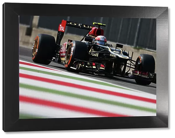 Autodromo Nazionale di Monza, Monza, Italy. 7th September 2013. Romain Grosjean, Lotus E21 Renault. World Copyright: Andy Hone / LAT Photographic. ref: Digital Image HONZ7407