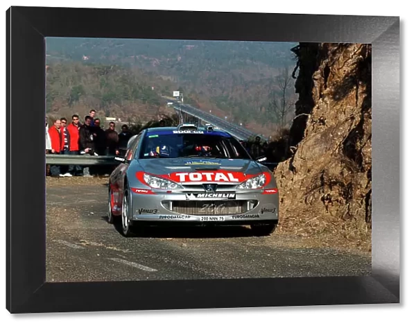 2002 World Rally Championship Rally Catalunya, 21st-24th March 2002. Marcus Gronholm during shakedown. Photo: Ralph Hardwick / LAT
