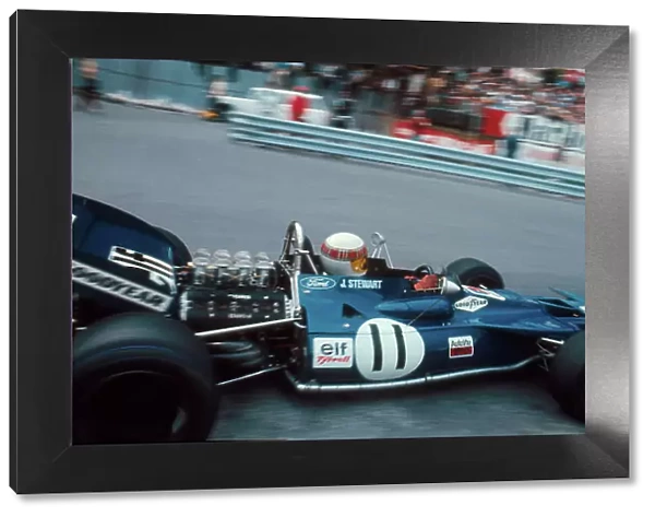 1971 Monaco Grand Prix. Monte Carlo, Monaco. 21-23 May 1971. Jackie Stewart (Tyrrell 003 Ford) 1st position. Ref-71 MON 01. World Copyright - LAT Photographic