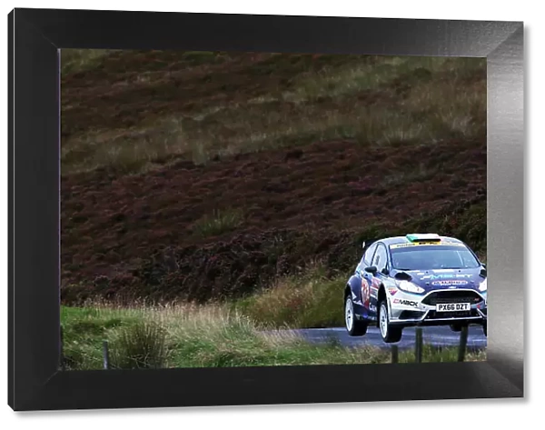2017 Prestone MSA British Rally Championship, Rally Isle of Man. 14th - 16th September 2017. Keith Cronin  /  Mikie Galvin Ford Fiesta R5. World Copyright: JEP / LAT Images