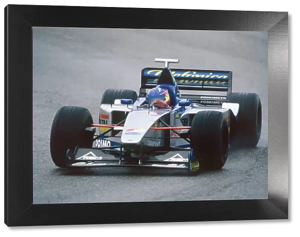 1999 Formula 1 Testing. Jerez, Spain. 13th - 17th December 1999. Fernando Alonso, Minardi M01, action. World - Gavin Lawrence / LAT Photographic. Ref: 35mm Colour Transparency