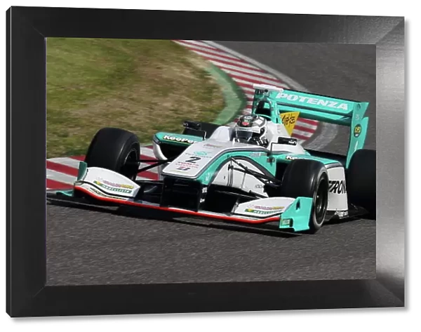 2015 Super Formula Series. Suzuka, Japan. 18th - 19th April 2015. Rd 1. Winner Andre Lotterer ( #2 PETRONAS TOM'S SF14 ) action World Copyright: Yasushi Ishihara / LAT Photographic. Ref: 2015SF_Rd1_002