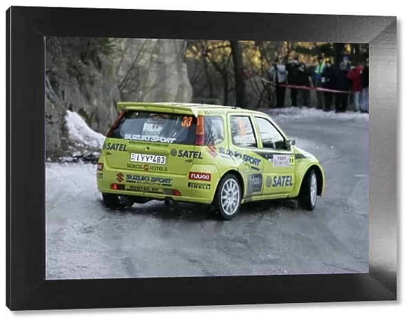 2005 FIA World Rally Championship Round 1, Monte Carlo Rally. 20th - 23rd January 2005. Kosti Katajamaki (Suzuki Ignis S1600), action. World Copyright: McKlein / LAT Photographic. ref: Digital image