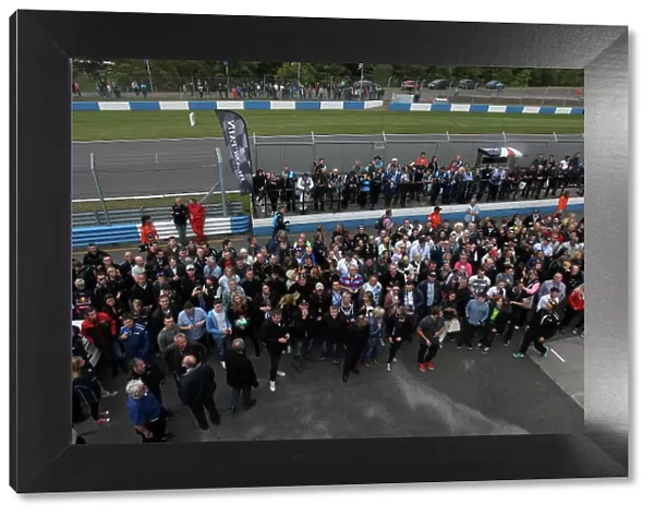 2014 Avon Tyres British GT Championship, Donington Park, Leicestershire. 13th - 14th September 2014. Crowds at Donington Park. World Copyright: Ebrey  /  LAT Photographic