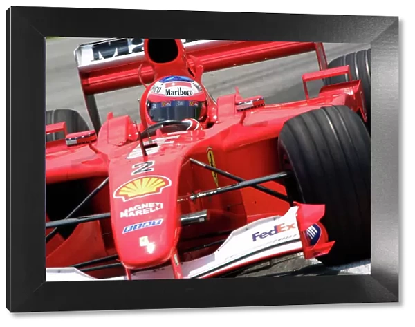 2001 Malaysian Grand Prix Sepang, Kuala Lumpur, Malaysia. 16th - 18th March 2001. Michael Schumacher, Ferrari - action. Friday practice. World Copyright: Steve Etherington  /  LAT Photographic. ref: 18mb Digital Image