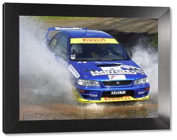 2002 British Rally Championship Jim Clark Memorial, England. 12th-13th July 2002. David Higgins - winner Grp.N. World Copyright: Jacob Ebrey / LAT Photographic ref: Digital Image Only