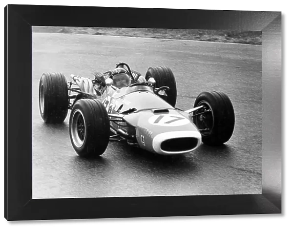 1968 Dutch Grand Prix. Zandvoort, Holland. 23 June 1968. Jean-Pierre Beltoise, Matra MS11, 2nd position, action. World Copyright: LAT Photographic Ref: Motor b&w print