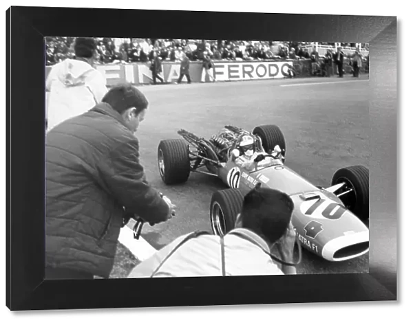 1968 Belgian Grand Prix. Spa-Francorchamps, Belgium. 9 June 1968. Jean-Pierre Beltoise, Matra MS11, 8th position, action. World Copyright: LAT Photographic Ref: Motor b&w print