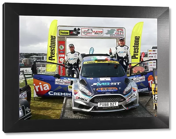 2017 British Rally Championship, Ulster Rally, Londonderry. 18th - 19th August 2017. Keith Cronin  /  Mikie Galvin Ford Fiesta R5 World Copyright: JEP / LAT Images