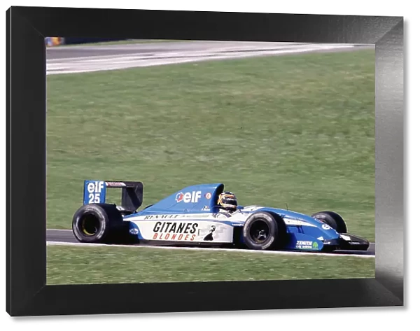 1992 San Marino Grand Prix. Imola, Italy. 15-17 May 1992. Thierry Boutsen (Ligier JS37 Renault). Ref-92 SM 23. World Copyright - LAT Photographic