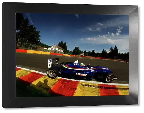 2014 British F3 International Series, Spa Francorchamps, Belgium. 24th - 26th July 2014. Sam MacLeod (GBR) Carlin Dallara Mercedes. World Copyright: Ebrey  /  LAT Photographic