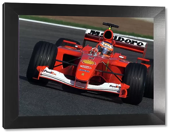 2001 Spanish Grand Prix - Qualifying. Barcelona, Spain. 28th April 2001. Rubens Barrichello, Ferrari F2001, action. World Copyright: Steve Etherington / LAT Photographic ref: 18 mb Digital Image
